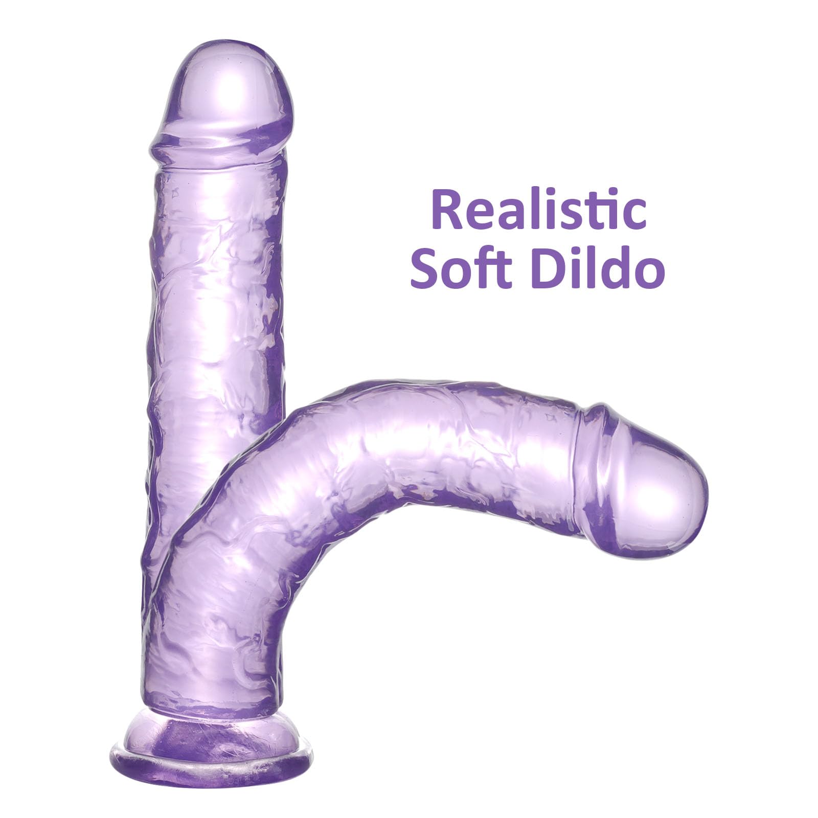 Aobrong 12.6 inch Huge Realistic Dildo, Thick Giant Dildo for Advanced Player, Lifelike G-Spot Dildo with Strong Suction Cup for Hands-Free Play, Big Fake Penis Adult Anal Sex Toy for Women Men