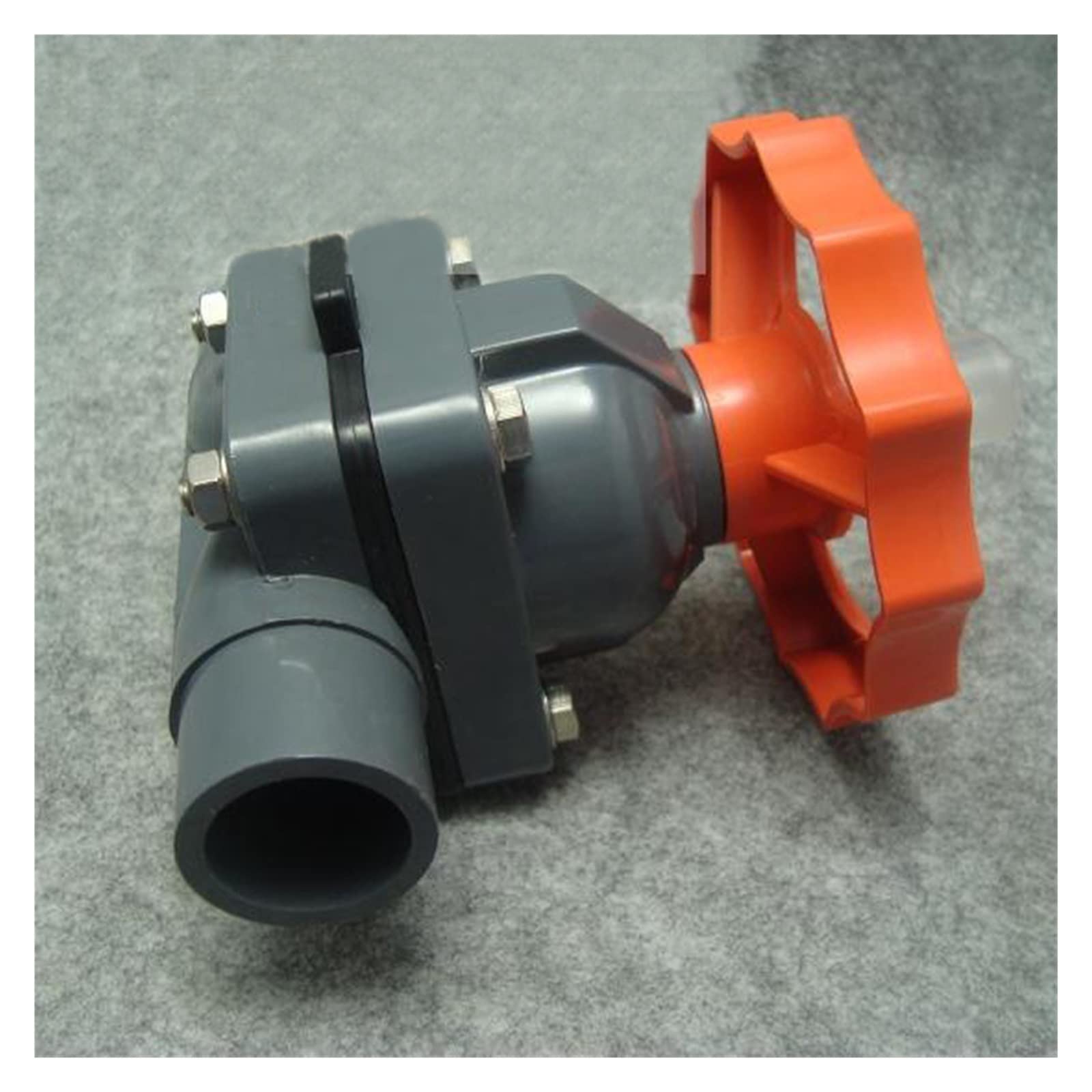 Tipo di Presa for valvola a Membrana in PVC DN15 DN20 DN25 DN32 UPVC Valvola Resistente agli acidi Manuale(DN32)