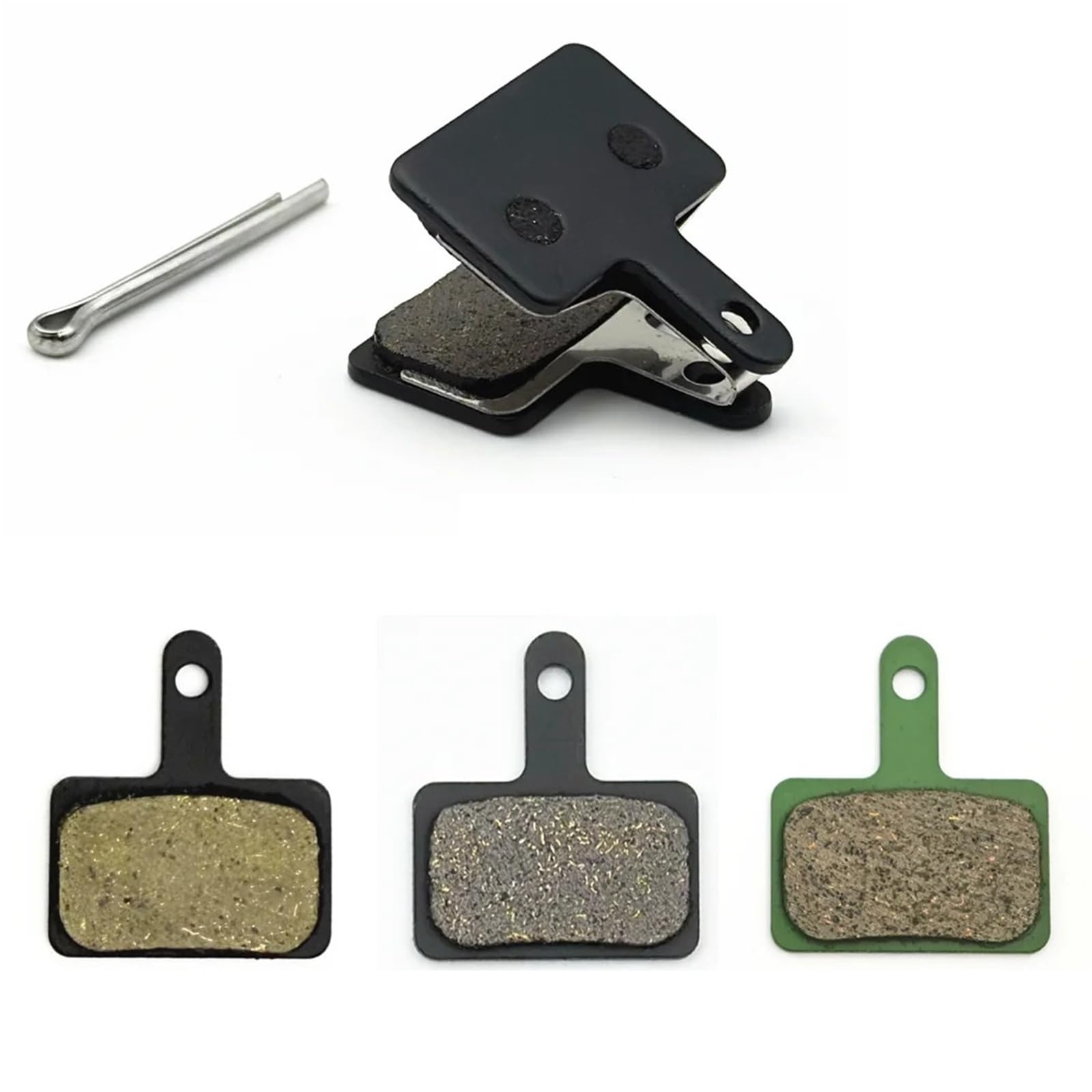 Genérico Compatible con 2/4/12 Pares de Pastillas de Freno de Disco de Bicicleta - Resina/Semimetal/Cerámica for Sistemas de frenado de Bicicletas de montaña,Piezas