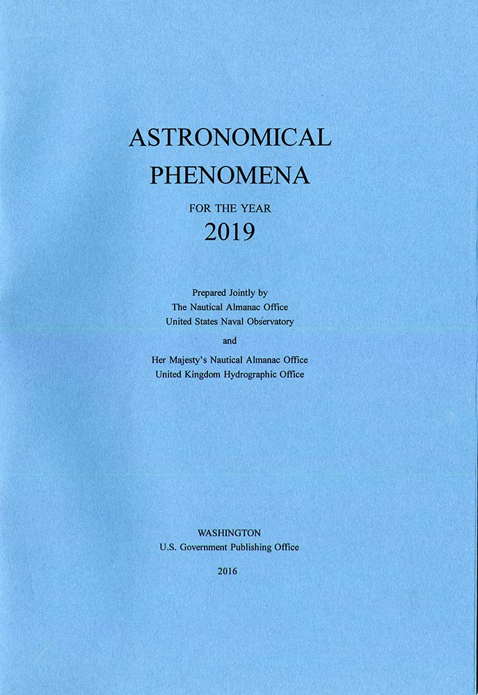 Astronomical Phenomena: 2019