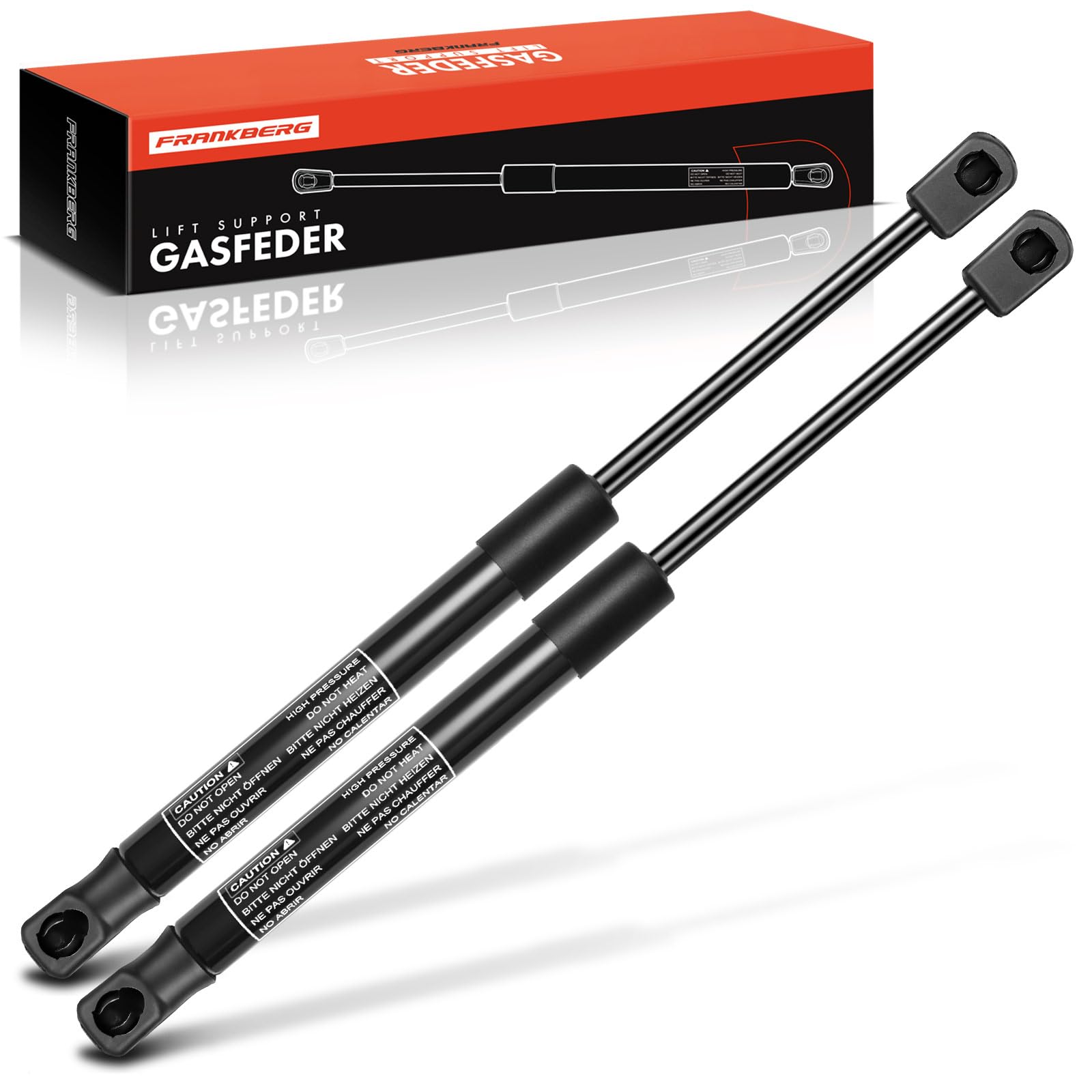 Frankberg 2 x Gas Spring Damper Bonnet Compatible with R.a.n.g.e R.o.v.e.r Evoque L538 SUV 2011-2019 R.a.n.g.e R.o.v.e.r Evoque Cabriolet L538 LV 2015-2019