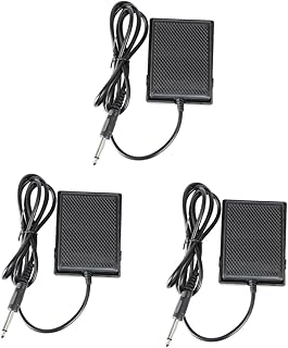 3pcs guitar pedals electric piano keyboard guitar accessory sustain pedal for keyboard piano sustain dust collectors for woodworking practical sustain pedal Accessories Component Milisten