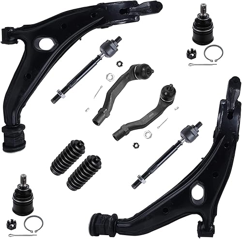 Miniatura 157 de Detroit Axle - Kit de suspensión frontal de 10 piezas para Ford Ranger Mazda B2300 B2500 B3000 B4000, 2 brazos de control superiores, 2 rótulas