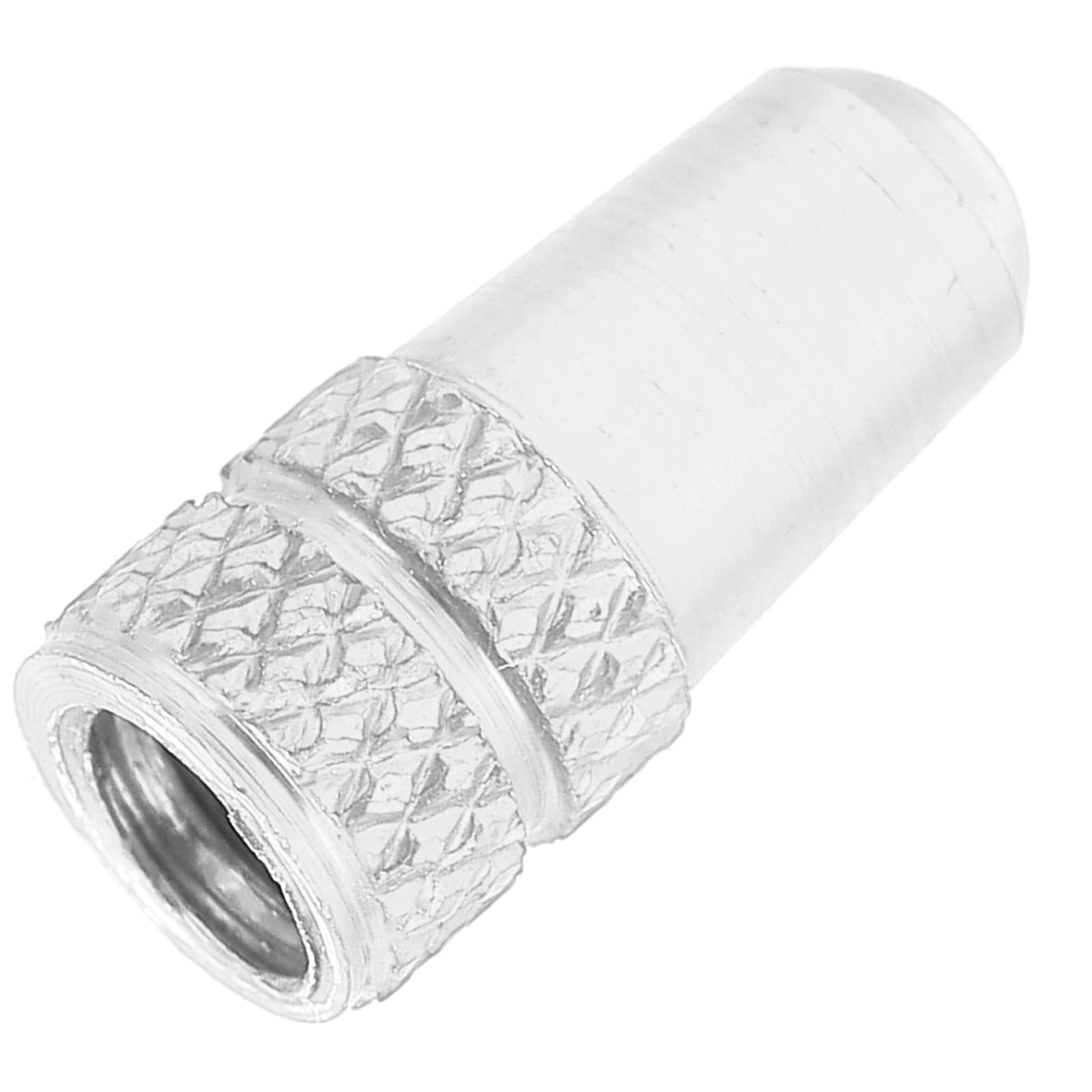 Valve Covers, Professional Design Valve Caps Long Service Life Practical to Use for Outdoor for Mountain Bikes (Silver)