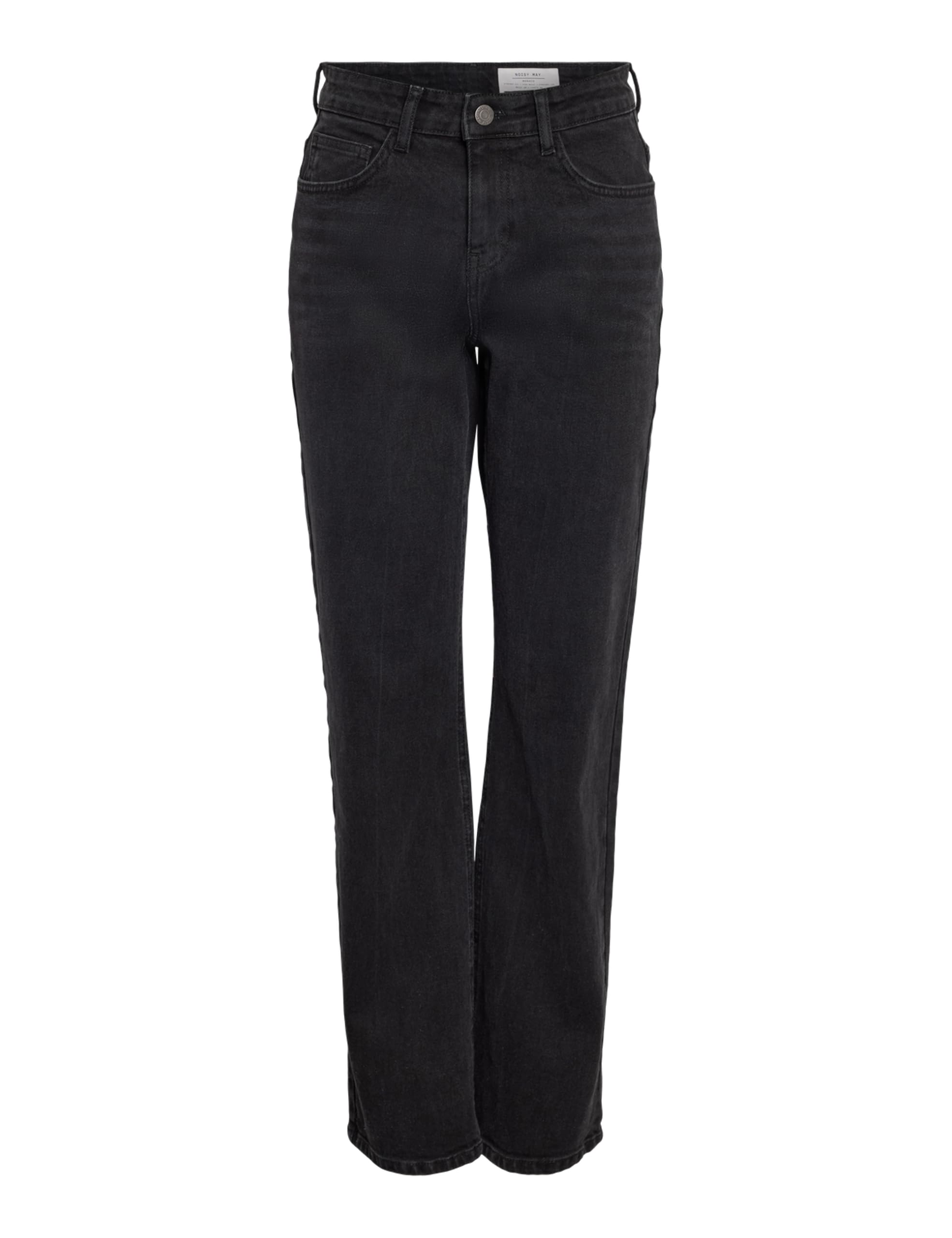 Noisy May Damen Nmmonica Hw Straight Jean Black Noos