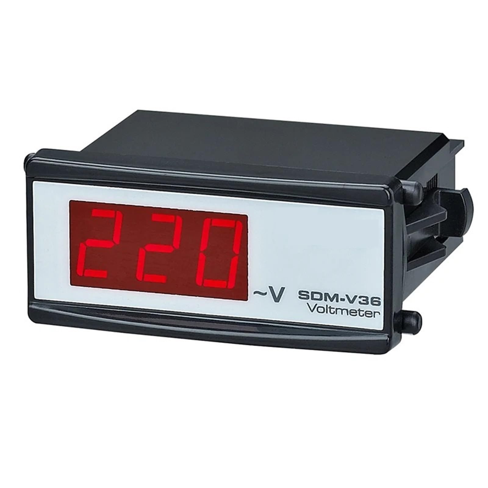 Voltímetro digital SDM-V, compacto y delgado, medidor de panel LED(36x96mm)