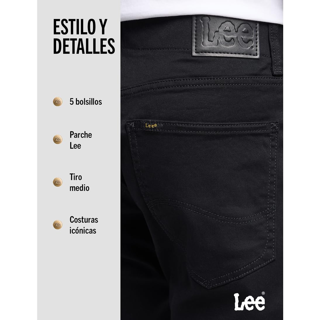 Lee Straight Fit Xm - Jeans Hombre — view 5