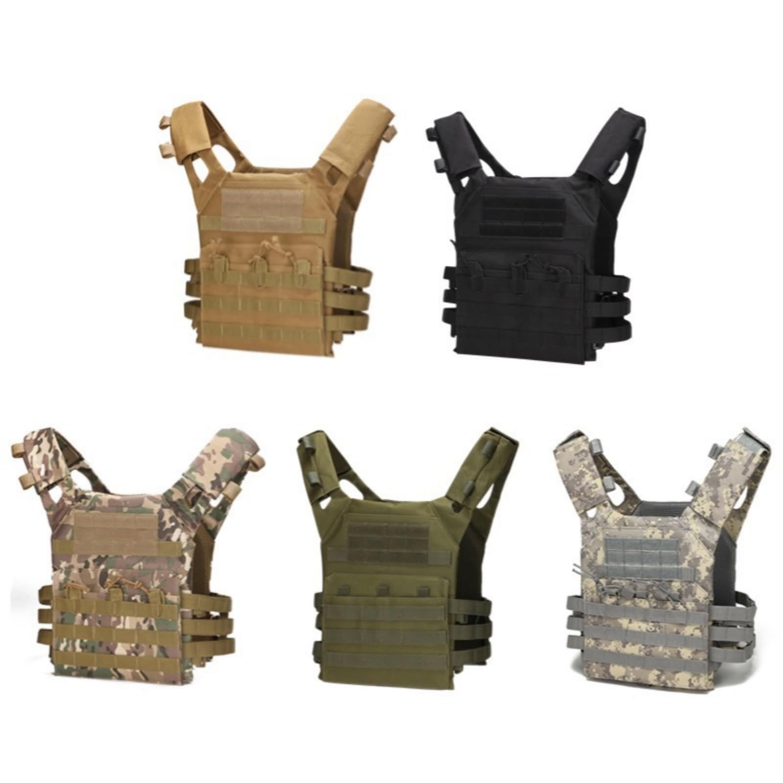 Chaleco táctico portador de pecho ligero airsoft caza paintball al aire libre