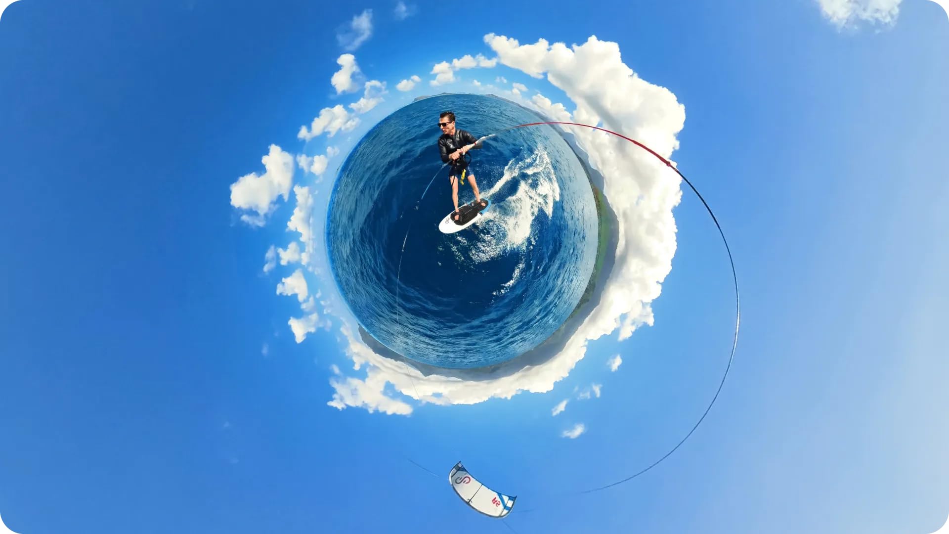 Insta360 X5 Supporto per corda per sport acquatici