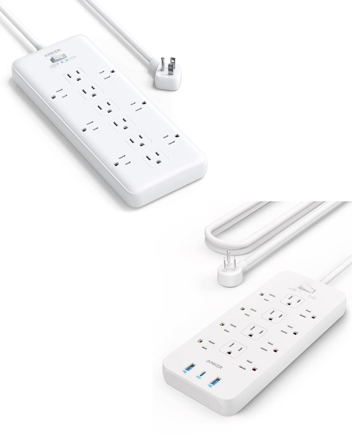 Anker Power Strip Surge Protector (2 × 4000 Joules