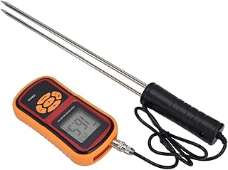 Higrômetro, detector de umidade digital multifuncional portátil LCD de alta precisão para grãos de milho para trigo para fazendas