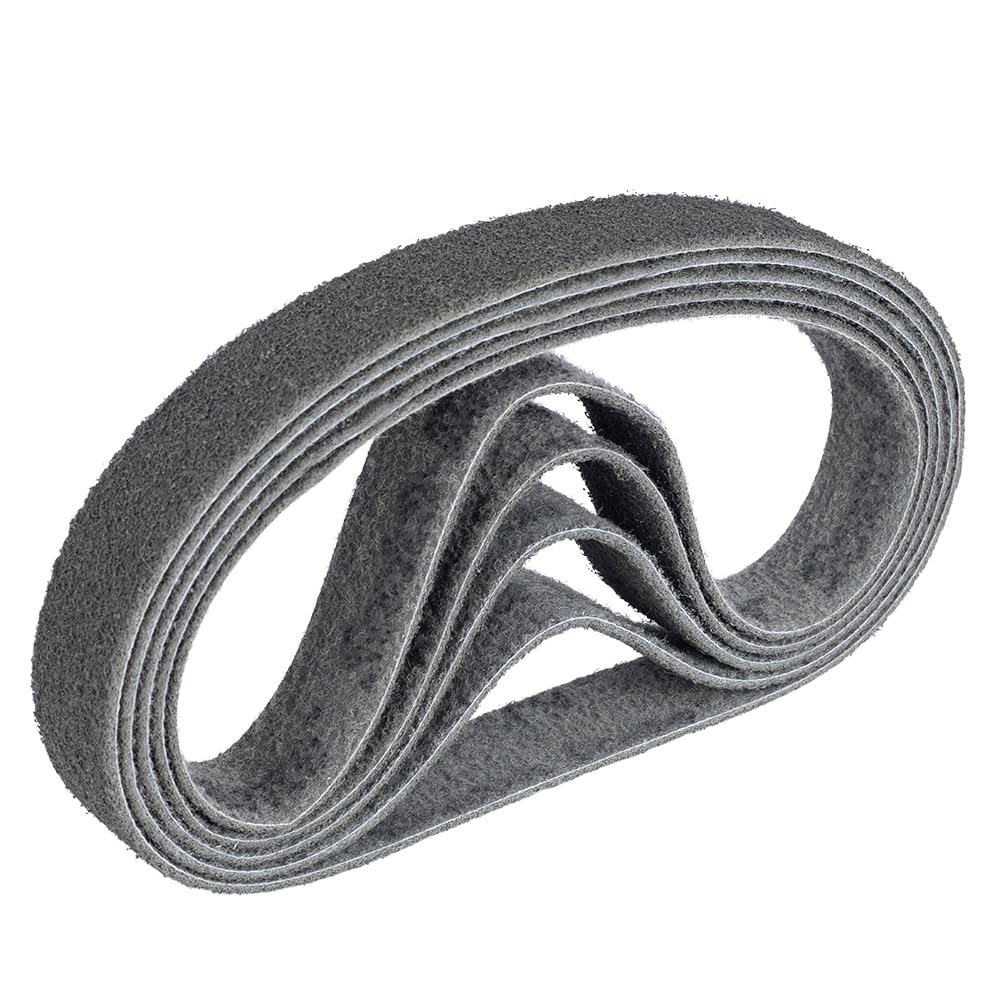 Nastro abrasivo realizzato con levigatrice a nastro per tubi in pile SC-BL 40x760mm, 5 pezzi, gamma granulometrica (Grade: Super+fine, Color: Green, Korn:800)