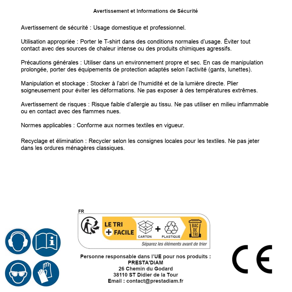 D-Work Camiseta XXL - Algodón, Comodidad y Resistencia - Uso Diario, Pro