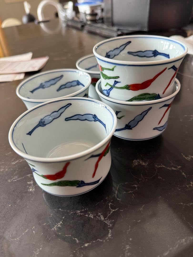 源右衛門窯 蕎麦猪口&薬味皿5客セット 一揃い 有田焼 小鉢 高級和食器 源右衛門窯 蕎麦猪口&薬味皿5客セット 一揃い 有田焼 小鉢 高級和