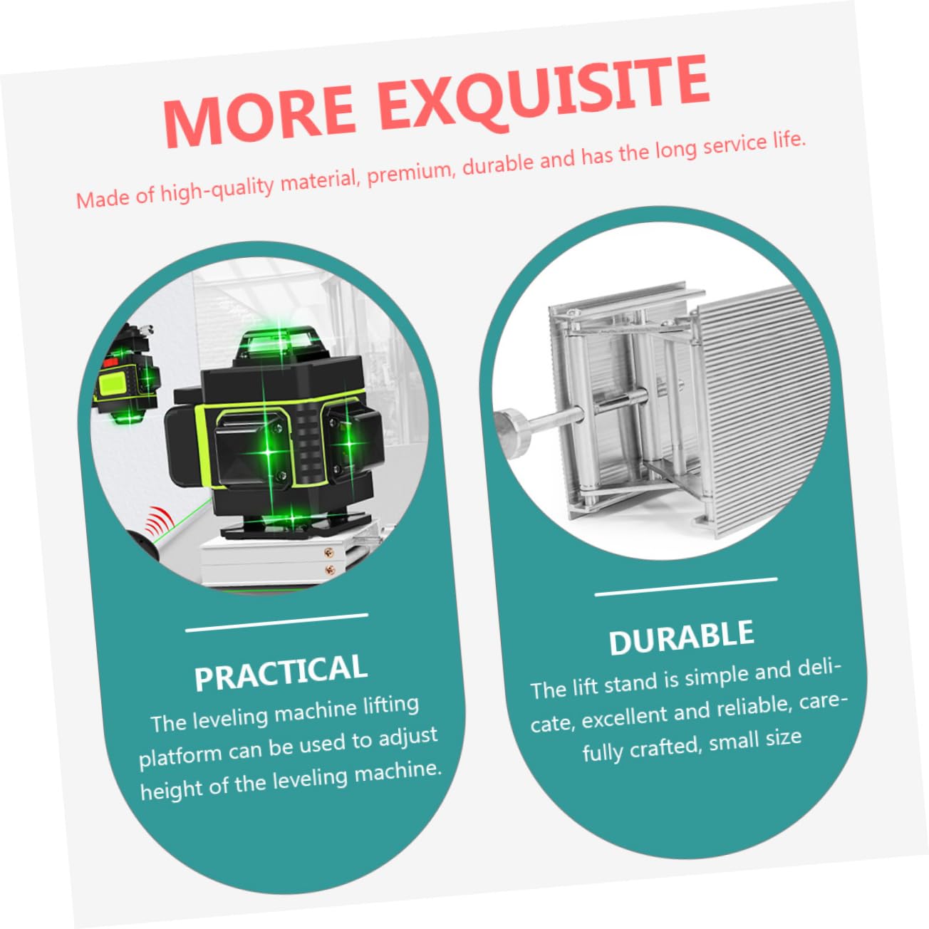 MUSISALY Aluminum Alloy Lifting Table Height Adjustable for Leveling Machine Riser Stand Easy Assembly