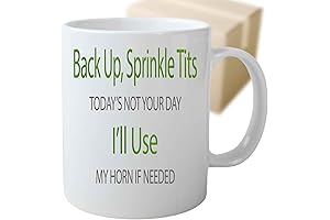 11 Oz Back the F UP Sprinkle Tits Novelty Unicorn Funny Comedic...