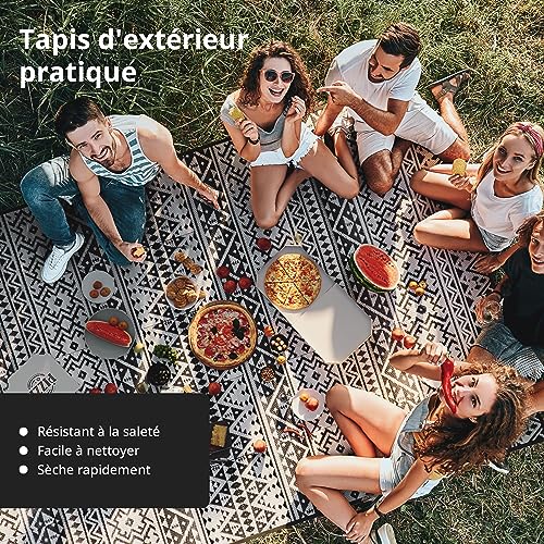 Fibres de polypropylène haut de gamme pour le tapis extérieur EVOCAMP