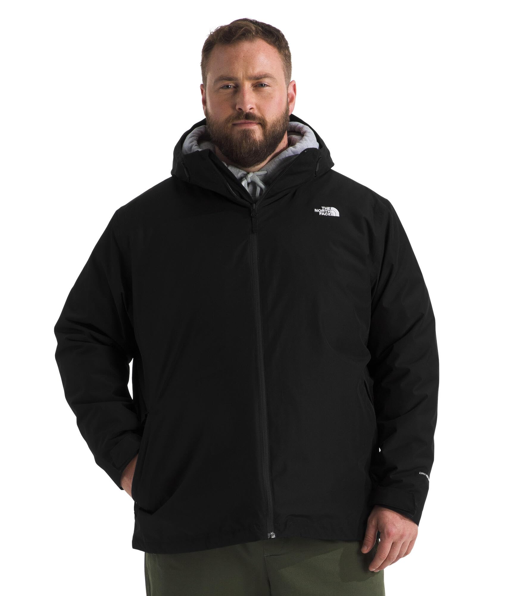 The North Face mens Carto Mono Triclimate Hooded Jacket (Standard & Big Size) - 3-in-1, Waterproof Shell, Wind Resistant