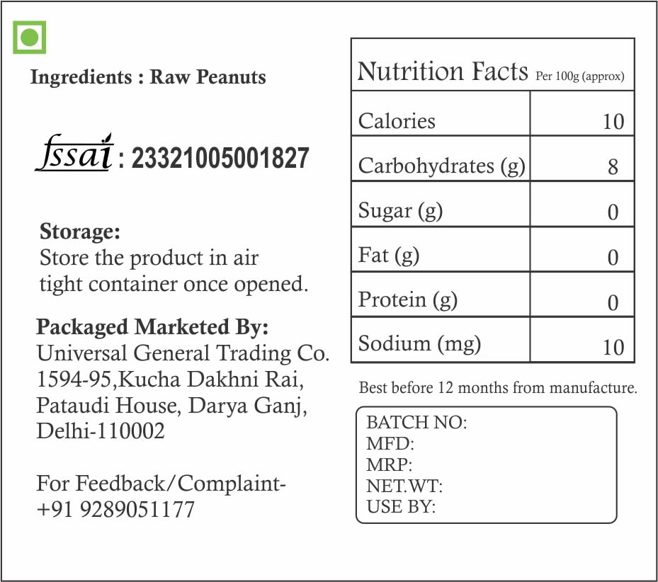 Shine Organic Raw Peanuts | Premium Moongfali (1 kg) 4