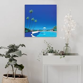 Amazon.co.jp: 永井 博イラストレーターの作品（夏 25）印刷された