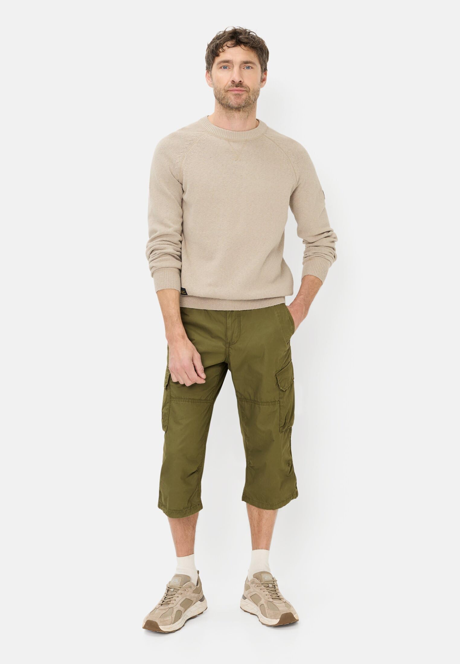 camel active Herren Cargo Shorts | Shorts mit praktischen Cargotaschen aus reiner Baumwolle im Regular Fit, strapazierfähig und pflegeleicht