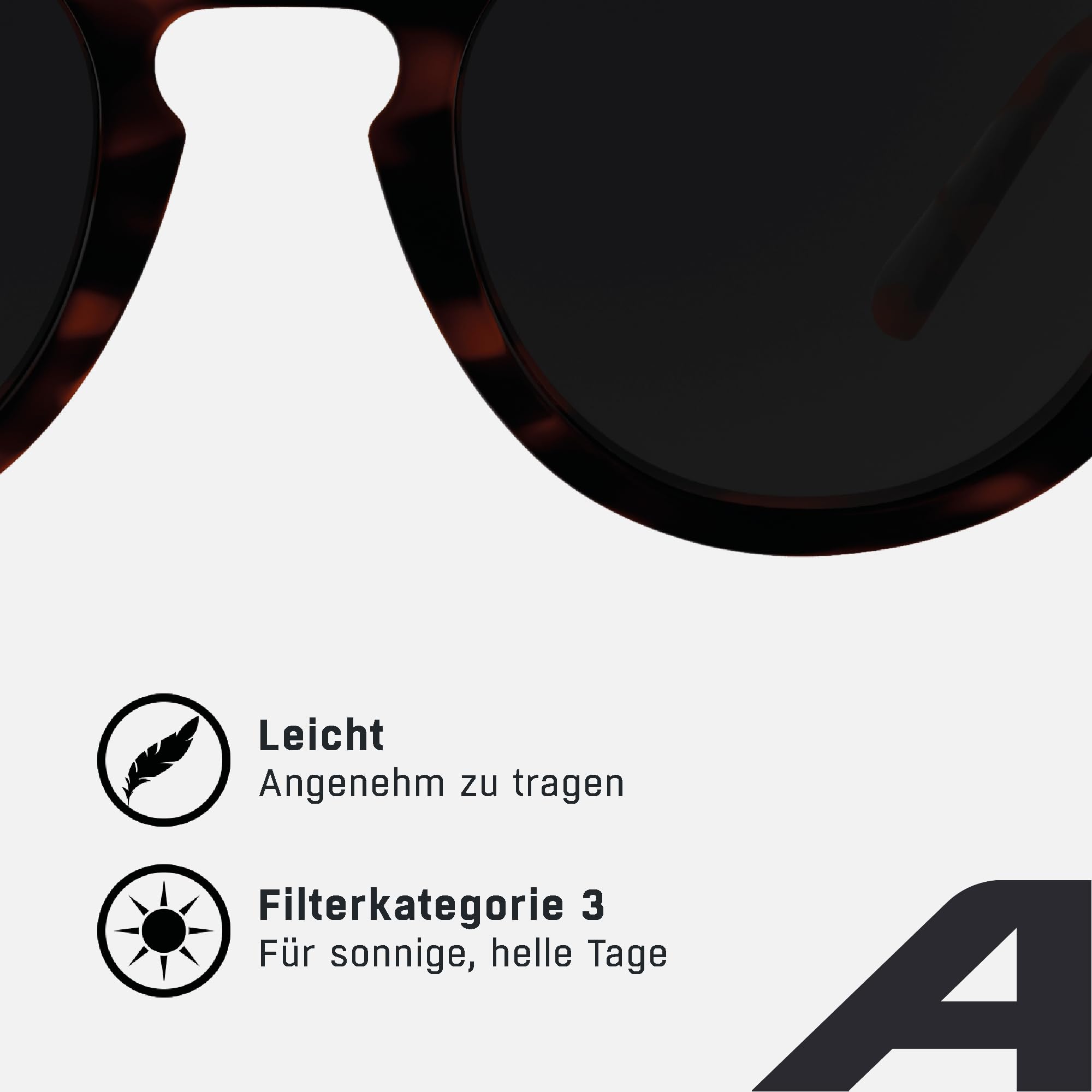 ALPINA Sneek II, stylische Sonnenbrille für Erwachsene, 100% UV-A, B, C-Schutz