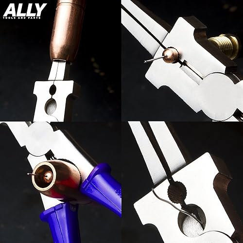 Miniatura 6 de ALLY Tools - Alicates de soldadura MIG multifuncionales profesionales de 8 pulgadas antioxidantes, fiables y duraderos