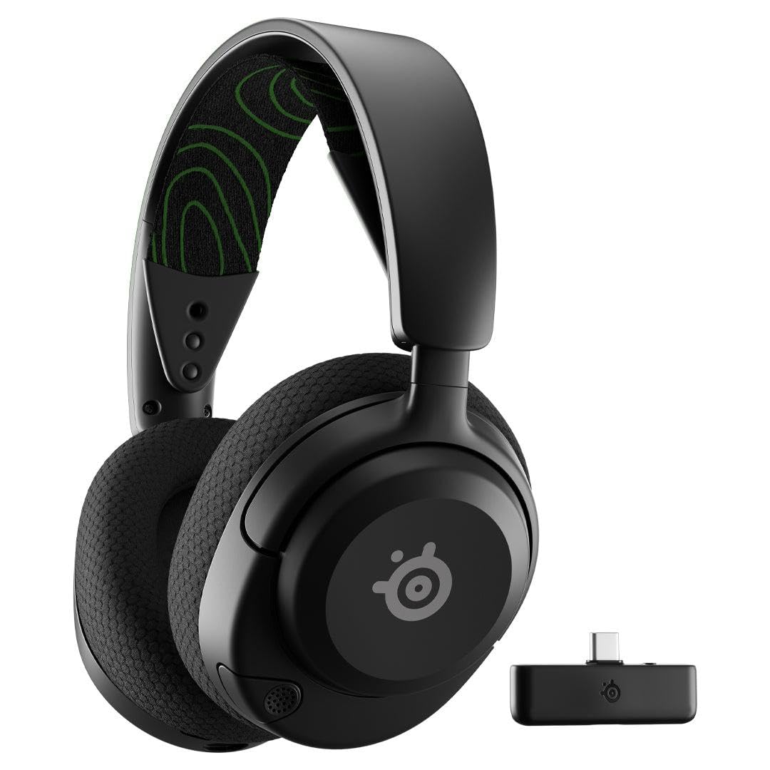 SteelSeries Arctis Nova 5X Wireless Multi-System Gaming Headset—Neodymium Magnetic Drivers—100+ Audio Presets—60 HR Battery—2.4GHz or BT—ClearCast