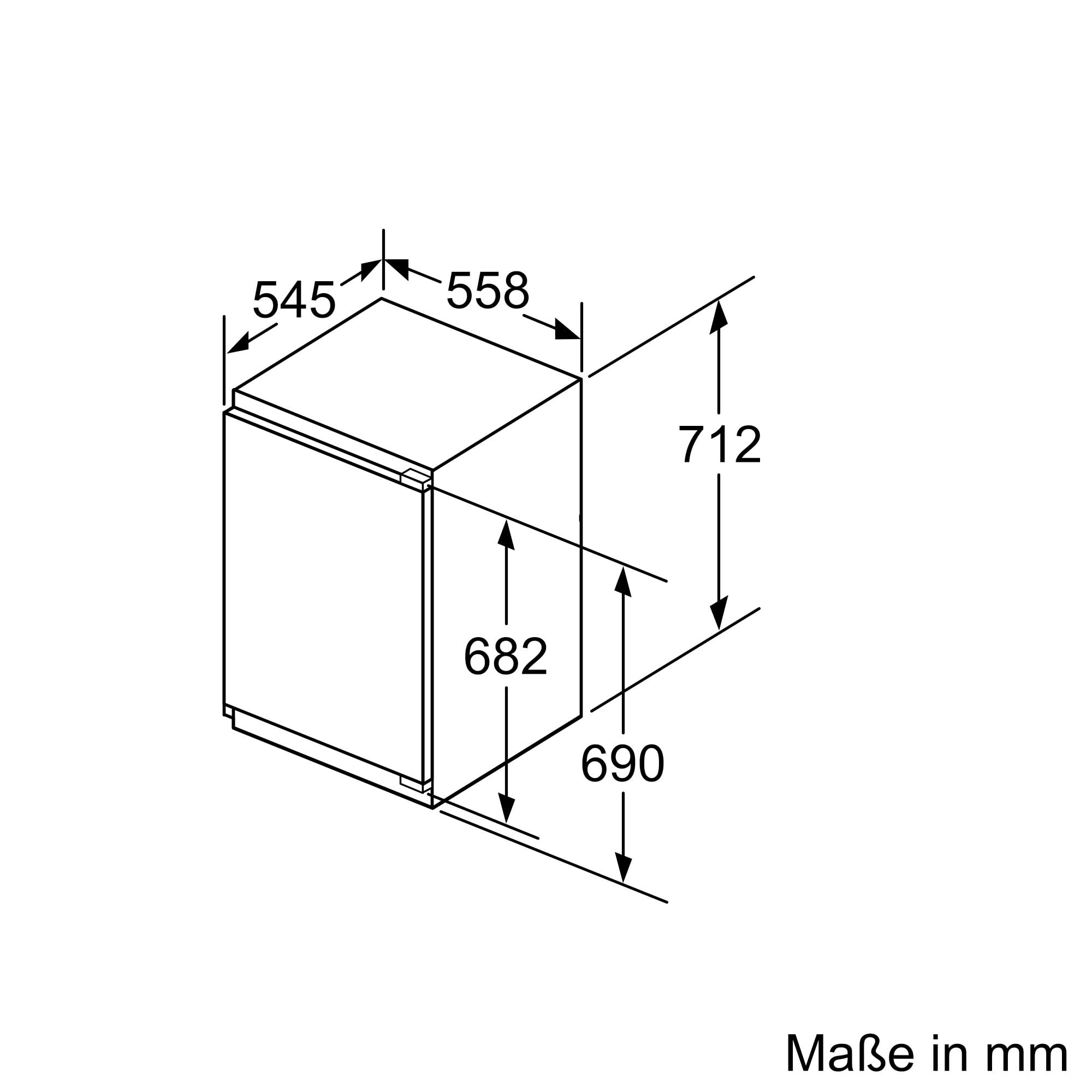 Siemens GI11VAFE0 iQ300 Einbau-Gefrierschrank, Made in Germany, 167 kWh pro Jahr, 72 L, lowFrost, freshSense, softClosing Tür, Flachscharnier