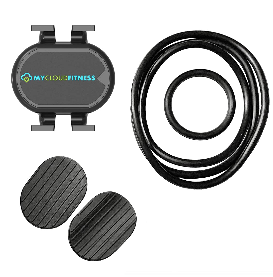 Bluetooth and ANT+ Cadence Sensor for Indoor/Outdoor Trainer Bikes,Black