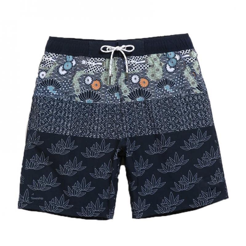 Milaan Mens Swimsuit Shorts Oversize Summer Swimwear Beach Trunks Dark Blue XXXL-image-20