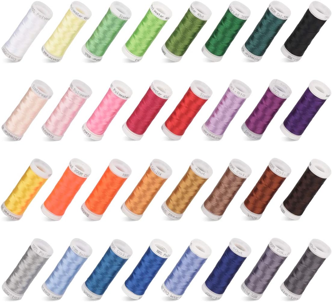 Simthread Polyester Embroidery Machine Thread for Brother Machine
