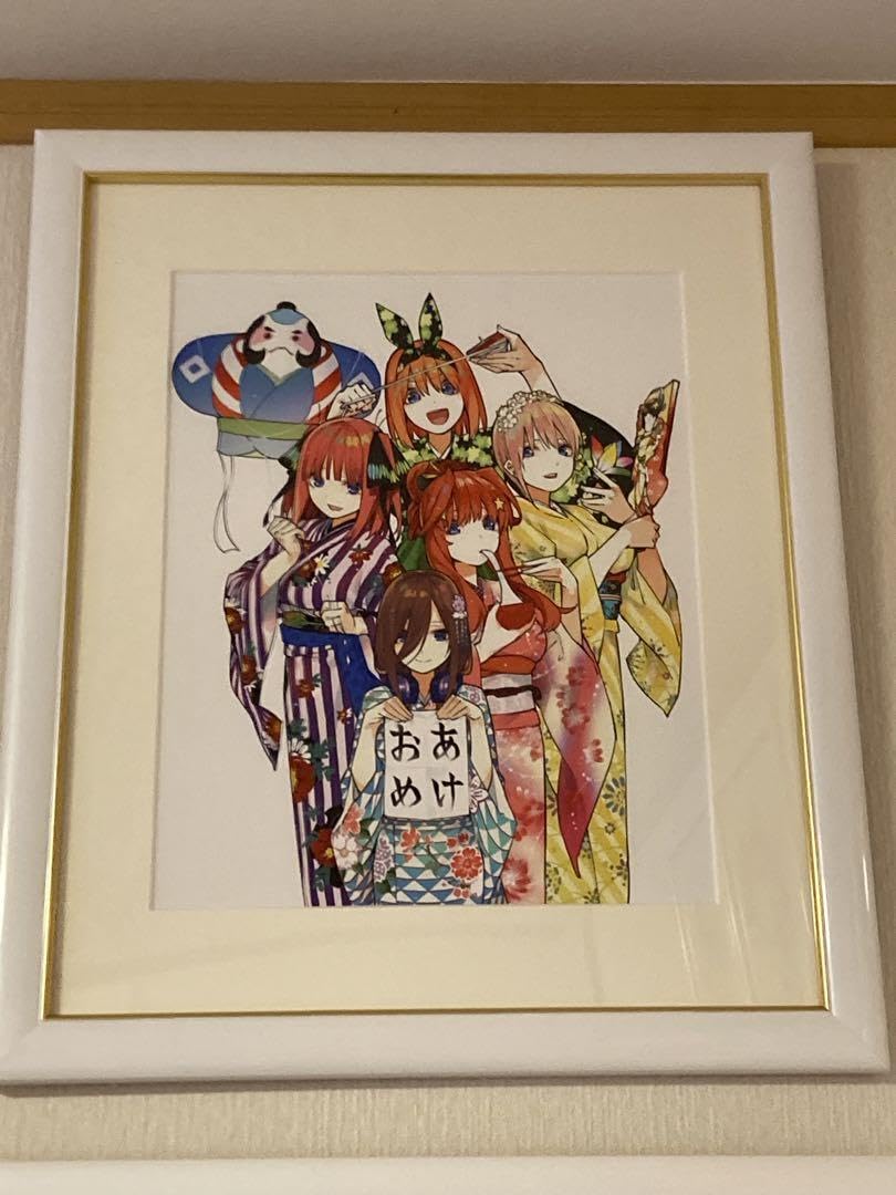 Amazon.co.jp: 五等分の花嫁 Anique 記念額装絵 : ホーム＆キッチン