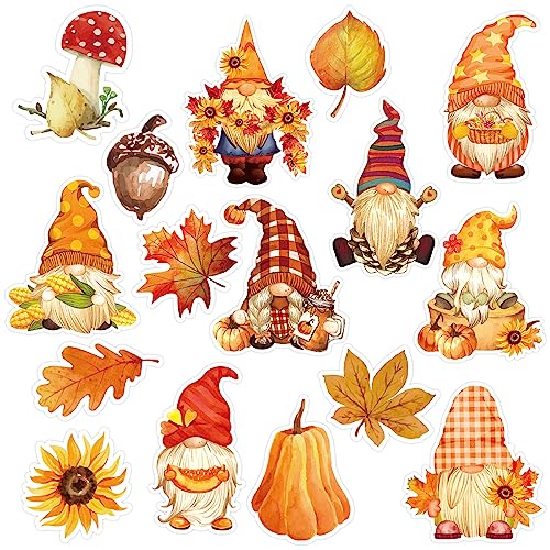 Imanes Decorativos Gnome de Otoño 16 Piezas miniatura 1