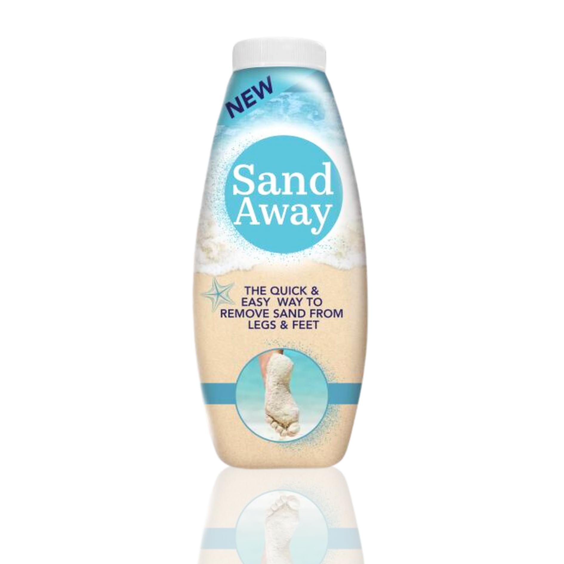Sand Away Remover Powder - 226g | Quick and Easy Beach Sand Removing Powder