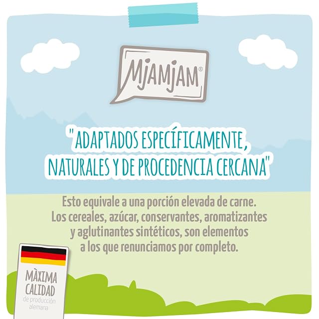 Foto 2 de 6 de MjAMjAM - comida húmeda premium para gatos - Quetschie