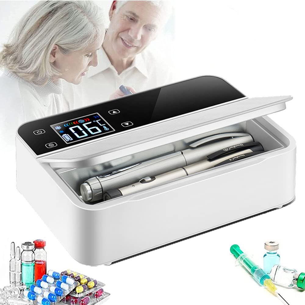 Buy JXKJBGRN Insulin Cooler Travel Case, Medicine Refrigerator with 28