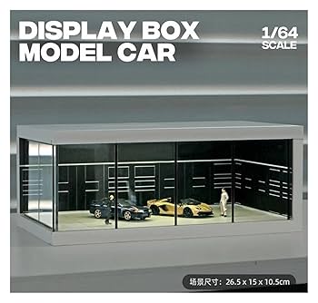 1/64展示28台可・黒基調・4層式 ディスプレーBOX/スタイリッシュジオラマ 1/64展示28台可・黒基調・4層式 ディスプレーBOX/スタイリッシュ