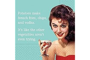 Potatoes Are the Best Funny Cocktail Napkins for Adults