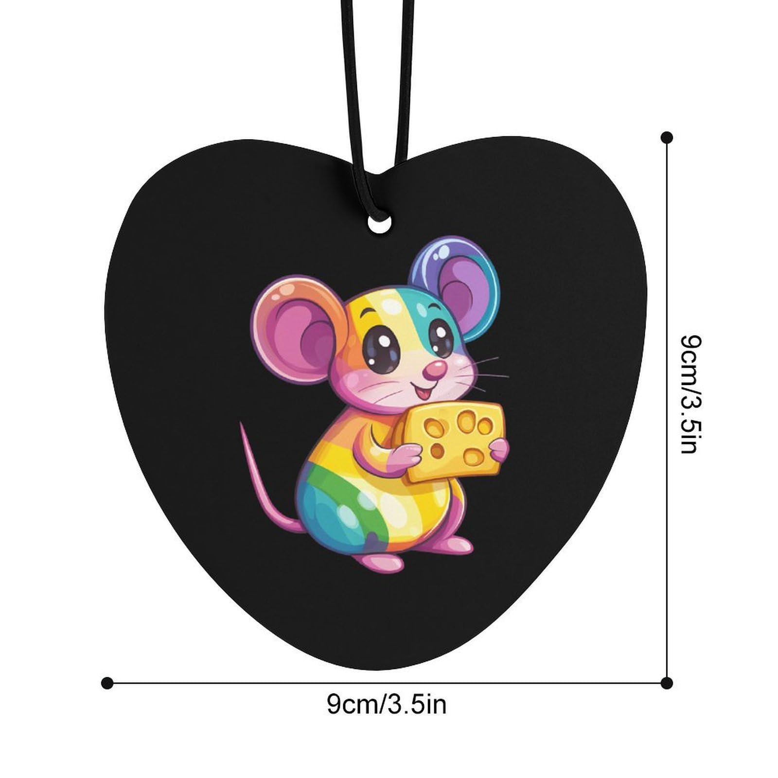 Hand Cheese Pet Colorful Rats Car Air Freshener Hanging Aromatherapy Tablets for Car Accessories Love form