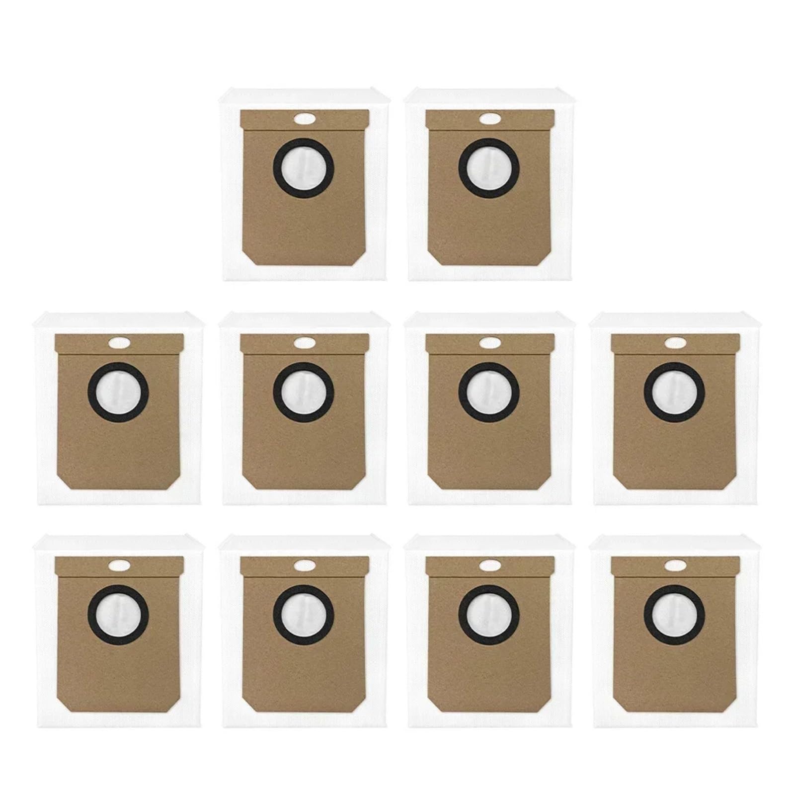 Kvcccss K Vcccss Non Woven Fabric + Melt Blown + Cardboard Dust Bags ，Compatible For Cecotec，2299 Ultra 2499 7490 8290 Vacuum Cleaners(K)