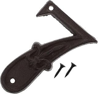 ORFOFE Cast Ironmetaldigital Vintage Stickers Black Stickers Front Door Signs Cast Iron Home Number Floating House Number Rustic Door Numbers House Signs Address Number House Numbers