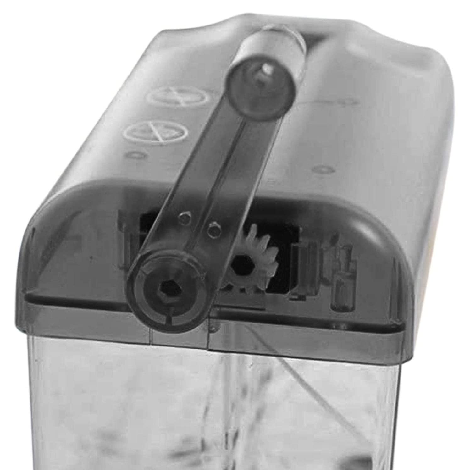 Tyuooker Mini Manual Strip Cut Paper Shredder, Black, A6, Desktop, Office, School, Home - Image 3
