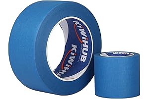 2 Pack Blue Masking Tape 2 inch – Blue Painter's Tape for...