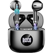 Cuffie Bluetooth Auricolari Bluetooth 5.4, Cuffie Wireless con 4 ENC Cancellazione Rumore Mic, Cuffie in Ear 40 Ore di Riproduzione, Cuffie Senza Filo HiFi Stereo IP7 Impermeabili per iOS & Android