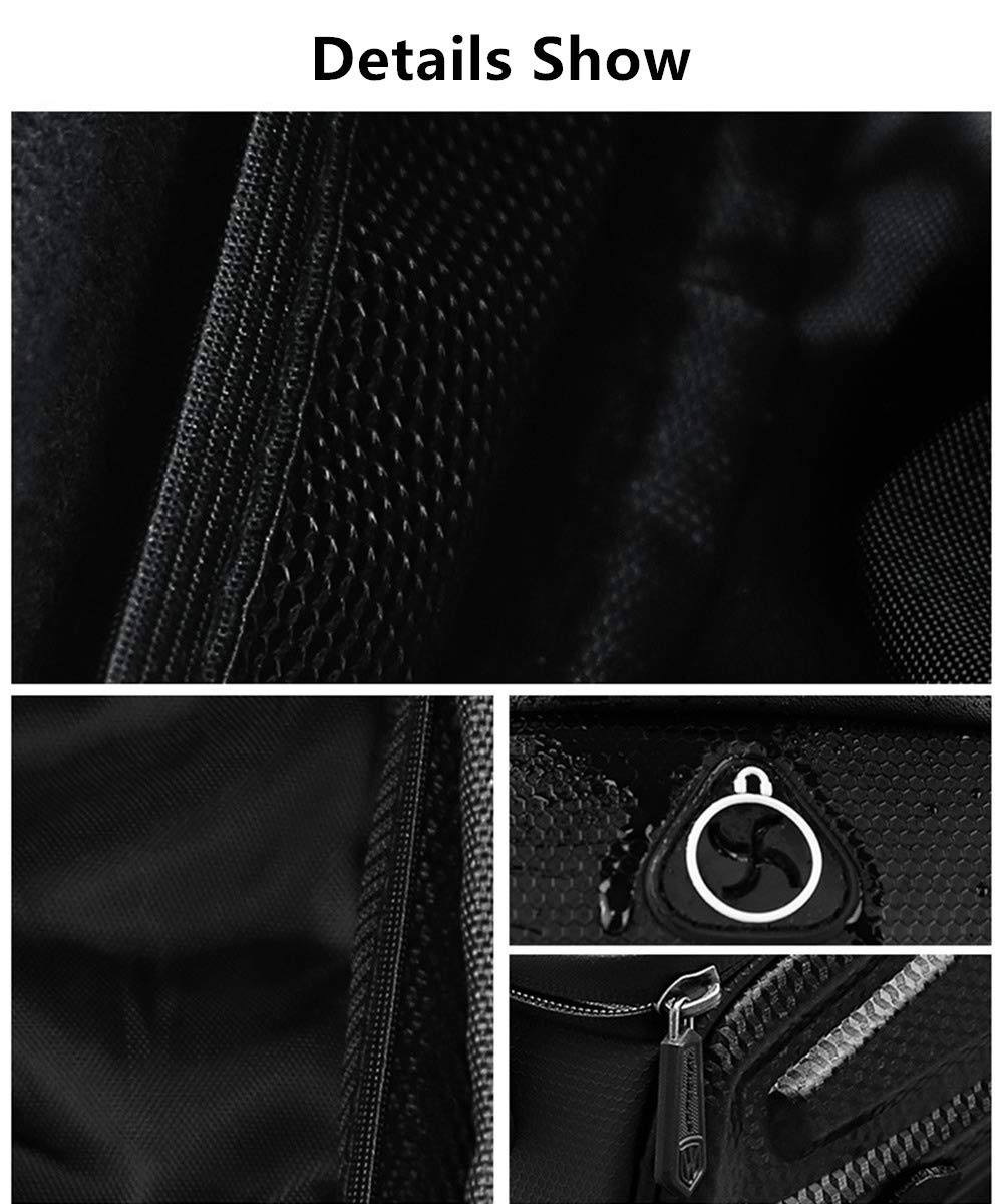 AICTIMO Sacoche Velo Cadre Etanche, Sacoche de Cadre Velo avec Ecran Tactile Sac de Telephone de Velo avec Pare-Soleil Sacoches de Guidon pour Smartphone sous 7,0 Pouces