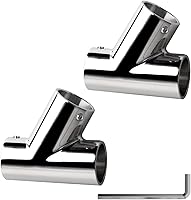 METRAXION 316 Stainless Steel Boat Railing Fittings - Straight 2-Way 3-Way Elbow Tee Joint for 7/8" 1" 1-1/4" Round Tube Handrails