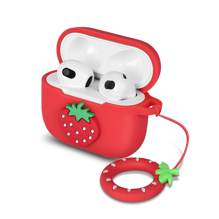 Amazon | Newseego Airpods4用ケース かわいいストロベリー