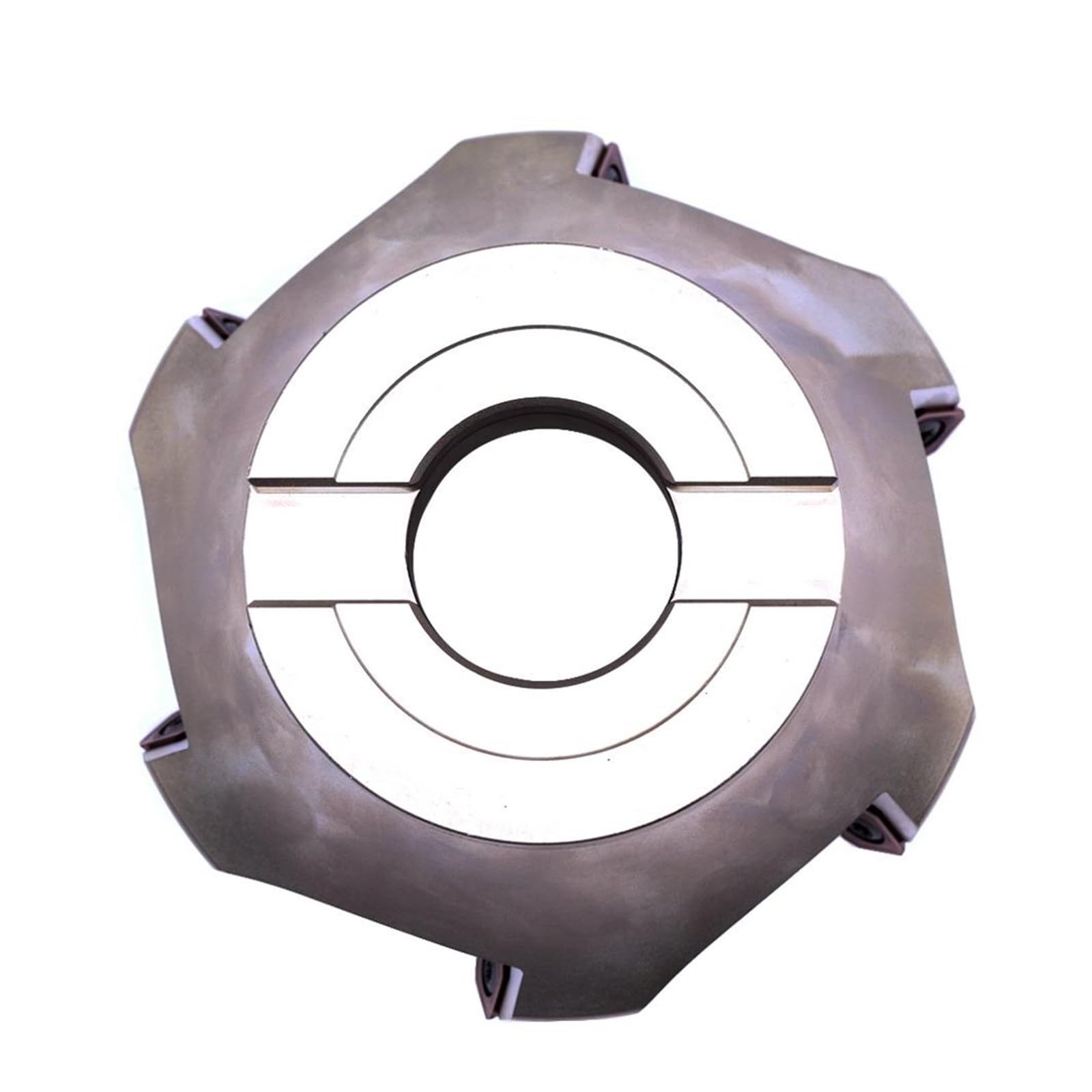 Testa di fresatura for tornio KM12R50-22-4T Quattro inserti in metallo duro SEKT1204 bloccati ad avanzamento rapido in lega di fresatura lavorazione frese for lastra di fresatura frontale(KM12R160-40-