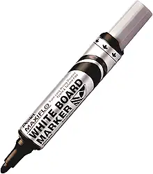 Pentel Marcador Para Quadro Branco MAXIFLO Ponta Média 6.0mm Preto MWL5M-A